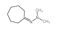 N-(cycloheptylideneamino)-N-methyl-methanamine结构式