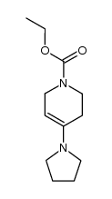 1-ethoxycarbonyl-4-(1-pyrrolidinyl)-1,2,3,6-tetrahydropyridine Structure