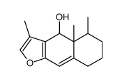3,4a,5-trimethyl-5,6,7,8-tetrahydro-4H-benzo[f][1]benzofuran-4-ol结构式