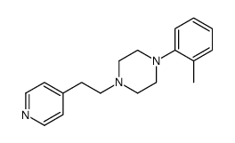 1-(2-methylphenyl)-4-(2-pyridin-4-ylethyl)piperazine Structure