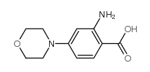 2-Amino-4-morpholinobenzoic Acid Structure