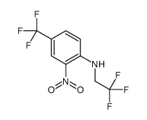 2-nitro-N-(2,2,2-trifluoroethyl)-4-(trifluoromethyl)aniline structure