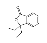 3,3-diethyl-2-benzofuran-1-one Structure
