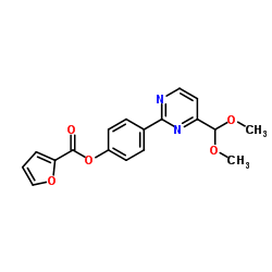 4-[4-(Dimethoxymethyl)-2-pyrimidinyl]phenyl 2-furoate Structure