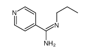 N'-propylpyridine-4-carboximidamide结构式