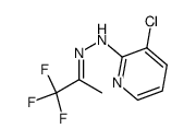 N-(3-chloro-pyridin-2-yl)-N'-[2,2,2-trifluoro-1-methyl-ethylidene]-hydrazine结构式