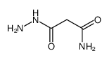 malonic acid amide-hydrazide Structure