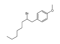 1-(2-bromooctyl)-4-methoxybenzene结构式