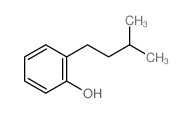 2-(3-methylbutyl)phenol structure