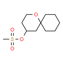 1-oxaspiro[5.5]undecan-4-yl methanesulfonate结构式