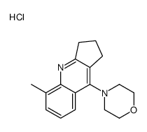 4-(5-methyl-2,3-dihydro-1H-cyclopenta[b]quinolin-9-yl)morpholine,hydrochloride结构式