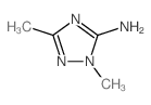2,5-dimethyl-1,2,4-triazol-3-amine结构式