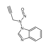 1H-Benzimidazol-1-amine,N-nitroso-N-2-propynyl-(9CI) structure