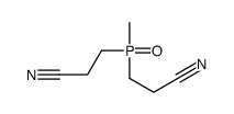 3-[2-cyanoethyl(methyl)phosphoryl]propanenitrile结构式