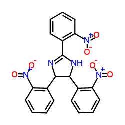 CIS-2,4,5-TRIS(2-NITROPHENYL)IMIDAZOLINE结构式