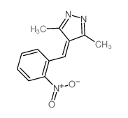 4H-Pyrazole,3,5-dimethyl-4-[(2-nitrophenyl)methylene]- picture