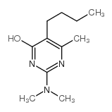 4(3H)-Pyrimidinone,5-butyl-2-(dimethylamino)-6-methyl- structure