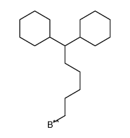 6,6-dicyclohexylhexylboron Structure