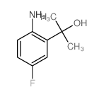 2-(2-amino-5-fluoro-phenyl)propan-2-ol结构式