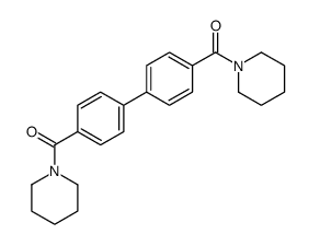 1,1'-[(1,1'-Biphenyl)-4,4'-diyldicarbonyl]bispiperidine结构式