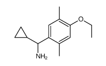 Benzenemethanamine, alpha-cyclopropyl-4-ethoxy-2,5-dimethyl- (9CI)结构式