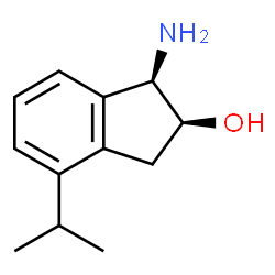 1H-Inden-2-ol,1-amino-2,3-dihydro-4-(1-methylethyl)-,(1R,2S)-rel-(9CI) structure