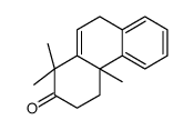 3,4,4a,9-Tetrahydro-1,1,4a-trimethyl-2(1H)-phenanthrenone结构式