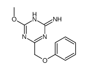 4-methoxy-6-(phenoxymethyl)-1,3,5-triazin-2-amine结构式