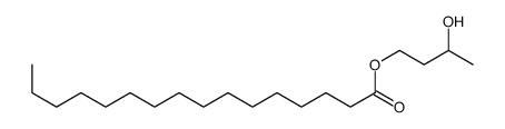 3-hydroxybutyl hexadecanoate结构式