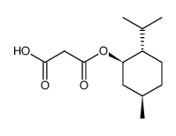 menthoxycarbonylacetic acid结构式