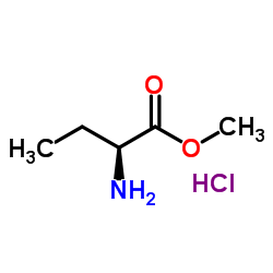 (S)-Methyl 2-aminobutanoate hydrochloride structure