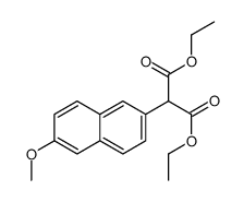 diethyl 2-(6-methoxynaphthalen-2-yl)propanedioate结构式