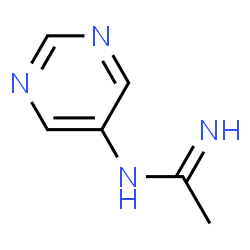 Ethanimidamide, N-5-pyrimidinyl-, (Z)- (9CI) structure