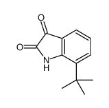 7-tert-butyl-1H-indole-2,3-dione structure