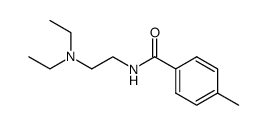 N-[2-(diethylamino)ethyl]-4-methylbenzamide Structure