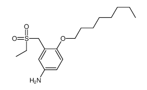 3-(ethylsulfonylmethyl)-4-octoxyaniline结构式