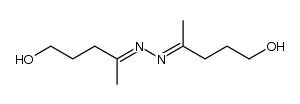 (E,Ξ)-bis-(4-hydroxy-1-methyl-butylidene)-hydrazine Structure