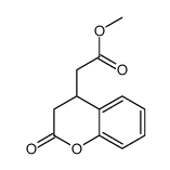 methyl 2-(2-oxo-3,4-dihydrochromen-4-yl)acetate结构式