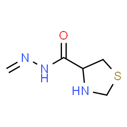 4-Thiazolidinecarboxylicacid,methylenehydrazide(9CI)结构式