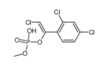 Phosphoric acid (Z)-2-chloro-1-(2,4-dichloro-phenyl)-vinyl ester methyl ester Structure