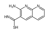2-amino-1,8-naphthyridine-3-carbothioamide Structure