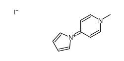1-methyl-4-pyrrol-1-ylpyridin-1-ium,iodide Structure
