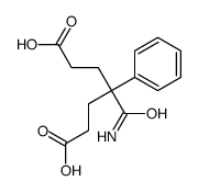 4-carbamoyl-4-phenylheptanedioic acid结构式
