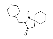 2-(morpholin-4-ylmethyl)-2-azaspiro[4.5]decane-1,3-dione结构式