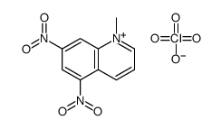 1-methyl-5,7-dinitroquinolin-1-ium,perchlorate结构式