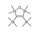 2,2,5,5-tetramethyl-3,4-bis-trimethylsilanyl-2,5-dihydro-[1,2,5]oxadisilole Structure