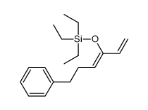 triethyl(6-phenylhexa-1,3-dien-3-yloxy)silane Structure