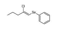 Z-2-Chlor-1-phenylseleno-1-penten Structure