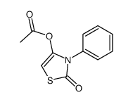 (2-oxo-3-phenyl-1,3-thiazol-4-yl) acetate Structure