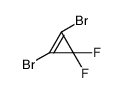 1,2-dibromo-3,3-difluorocyclopropene Structure